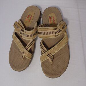 Skechers Women's‎ Reggae Sandals Beige Size 8